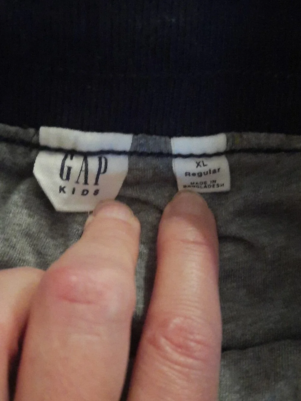 GAP XL boy Blue Cargo Joggers with Utility Pockets Kids Sz Extra Large Navy